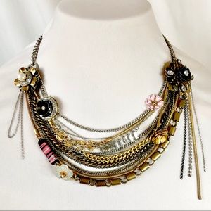 Juicy Couture Vintage Floral Statement Necklace
